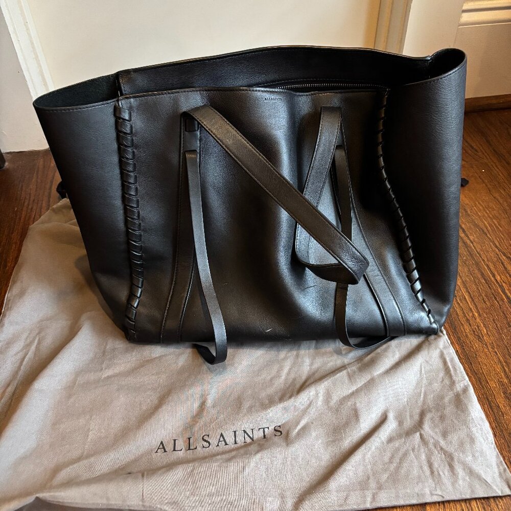 Allsaints Black Tote Bag
